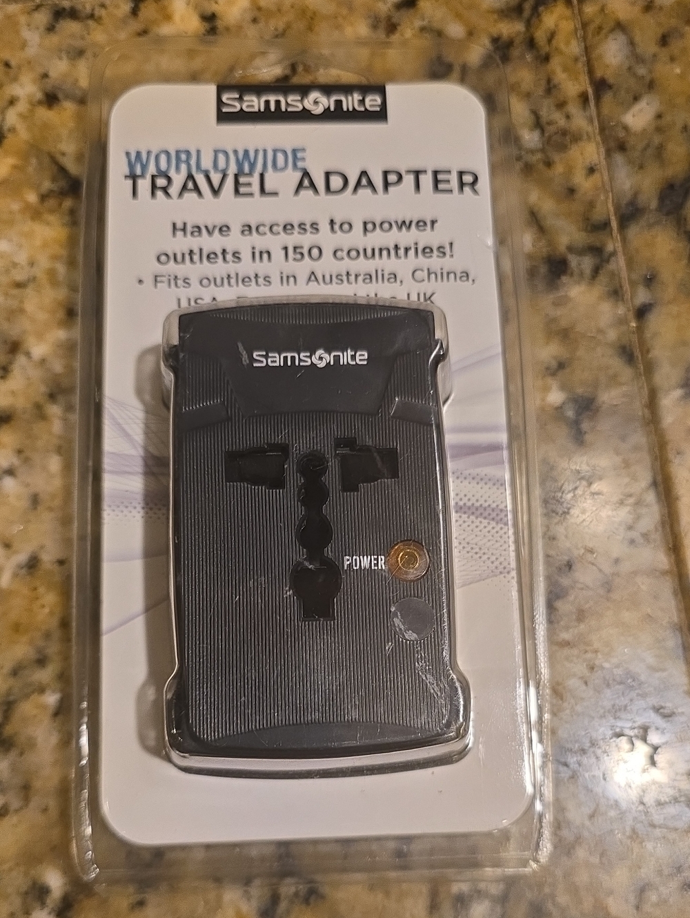 New Samsonite Worldwide Travel Adapter – All-in-One Global Plug